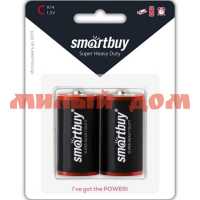 Батарейка большая SMARTBUY R20/2S SBBZ-D02B ш.к 7267 на листе 2шт/цена за лист