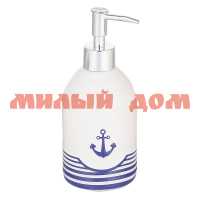 Дозатор для жидкого мыла РЫЖИЙ КОТ Морское путешествие керамика DIS-TT 008263 ш.к.9811