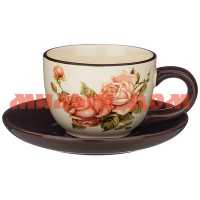 Чайный набор 2пр 220мл AGNESS Корейская роза 358-1705