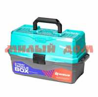 Ящик д/снастей Tackle Box трехполочный NISUS бирюзовый  N-TB-3-Т ш.к.7339