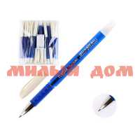 Ручка шар синяя TUKZAR 1мм масл осн желтый колпачек TZ16260 сп=24шт/спайками