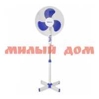 Вентилятор напольный SAKURA SA-10B бело-голубой сп=4шт/цена за шт/СПАЙКАМИ