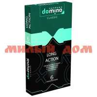 Презерватив DOMINO Classics Long action 6шт гладкие ш.к 3954