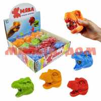 Игра Жмяка Мелкие пакости Динозавр с разноцветными шариками Т14721