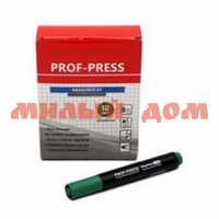 Маркер перманент зеленый PROF-PRESS 2.5мм МП-4202 сп=12шт