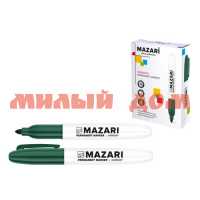 Маркер перманент зеленый MAZARI Harmony 2мм М-5001-73