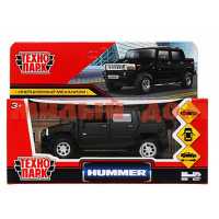 Игра Машина мет Технопарк Hummer h12 Pickup матовый 12см открыв багажник черный ш.к.8025