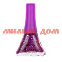 Лак для ногтей Lukky 5,5мл 23К Конфетти темно-фиолетовый с блестками Т14138 ш.к.5850