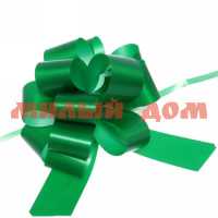 Бант для оформления подарка Блеск 3*11см зеленый 214-069