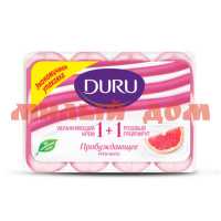 Мыло DURU 1 1 экопак 80гр*4шт Розовый грейпфрут 511024М ш.к 7816