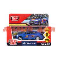 Игра Машина мет Технопарк Hyundai Solaris Спорт 12см синий свет звук ш.к.0222