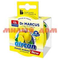 Ароматизатор для авто Dr. MARCUS AIRCAN Fresh Lemon гелевый банка 48766