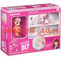 Игра Мебель для куклы Bondibon Кукольный уголок с куклой ВВ4491