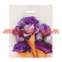Пакет прорубная ручка 38х45х60 Цветочный десерт глянец ВУР51121 сп=25шт/цена за штуку