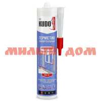 Герметик KUDO 280мл силиконовый универсальный белый KSK-101