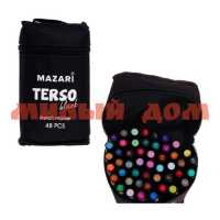 Маркер для скетчинга набор 48цв MAZARI Terso black 1-3мм M-15068-48В ш.к 2705