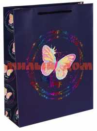 Пакет подарочный 26*32*12 Dream Cards Волшебные крылья бабочки ППК-5402