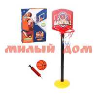 Игра Баскетбол щит с кольцом мяч насос с иглой 111 ш.к.7066