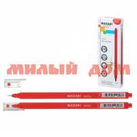 Ручка гел красная MAZARI SEALY 0,5мм M-5502-72* сп=40шт ш.к.3015/спайками