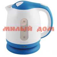 Чайник эл 1,7л ENERGY E-293 пластик бело-голубой 005212