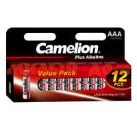 Батарейка мизинчиковая CAMELION Plus алкалиновая (AAA/R03/LR03-1,5V) лист=12шт/цена за лист шк8470
