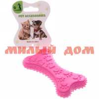 Игрушка для собаки Bubble gum-Кость розовый 452-239