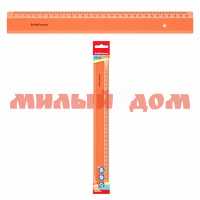 Линейка пластик 30см Neon оранжевая EK 49514 сп=20шт