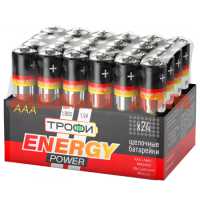 Батарейка мизинчиковая ТРОФИ Energy Power алкалиновая (AAA/R03/LR03-1,5V) сп=24шт/цена за шт шк2850