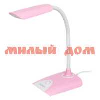 Лампа настольная ENERGY EN-LED22 бело-розовая 366035