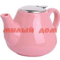 Чайник заварочный 950мл LORAINE розовый LR30637