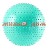 Мяч гимнастический массажный 65см 1000г мятный в сумке JB0210556 ш.к.5569
