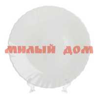 Тарелка стеклокерамика 17,5см белая LXP70 662837 ш.к.6752