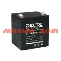 Аккумулятор свинцово-кислотный DELTA DT (12V/4500mAh,клеммаТ1) шк0991