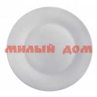 Тарелка десертная керамика 20см КОРАЛЛ белая общепит ZHL-1346 ш.к.0568