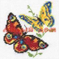 Набор для вышивания Алиса 10*11см 0-050 Бабочки-красавицы