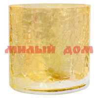 Ваза-цилиндр Аттикус-2026 оранжевый люстр декор кракле 9502/8836
