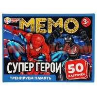 Игра Развивающая Мемо Супергерои Тренируем память 50 карточек 5415