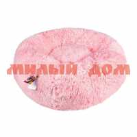 Лежанка-пуфик для животных Пончик розовый 4816