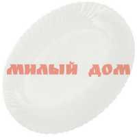 Блюдо стеклокерамика 30см DANIKS белый LHYP-120 245505 ш.к.0271