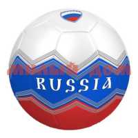 Мяч футбольный размер 5 NEXT Россия 1 слой ПВХ 9049
