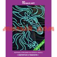 Набор для творчества Maxi Art Картина стразами на холсте Пегас светится в темноте 25*35см 6772
