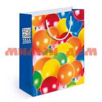 Пакет подарочный Воздушные шарики М 15.11.01222 сп=10шт/спайками