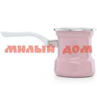 Кофеварка эмаль 400мл ЭСТЕТ розово-сиреневая ЭТ-72607 ш.к.3937