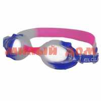 Очки для плавания ELOUS YG-1500 бело-голубо-розовый 5257