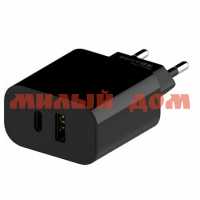 Зарядное устройство Maxvi CHL-602PD USB-A/USB-C сетевое Вlack ш.к.3814