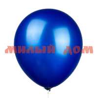 Шар воздушный 50шт синий 10" металлик Ч16727