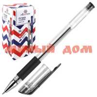 Ручка гел черная ATTOMEX 0,5мм прозр корп 5051307 сп=36шт