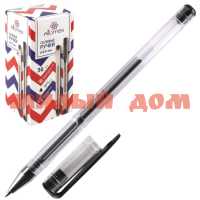 Ручка гел черная ATTOMEX 0,5мм прозр корп 5051348 сп=36шт