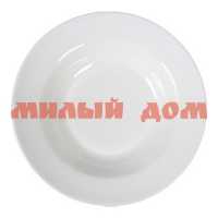 Тарелка суповая стеклокерамика 20см ФОКУС белье 100б-стп8 ш.к.5770