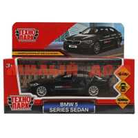 Игра Машина мет Технопарк BMW 5-ER Sedan сити мобил 12см открыв двери багаж черный 1560